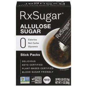 Rxsugar Allulose Sugar Stick Packs 6/11 OZ [UNFI #2581254] [ebt]