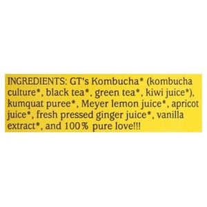 Gts Raw Kombucha California Citrus 12/16 OZ [UNFI #2701852] [ebt]