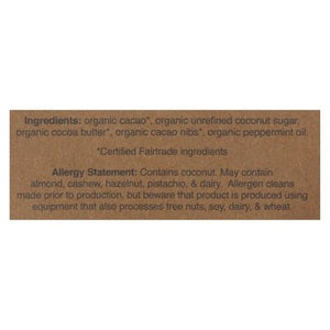 Hu Dark Chocolate Organic Crunchy Mint 70% Cacao 12/2.1 OZ [UNFI #2739563] [ebt]