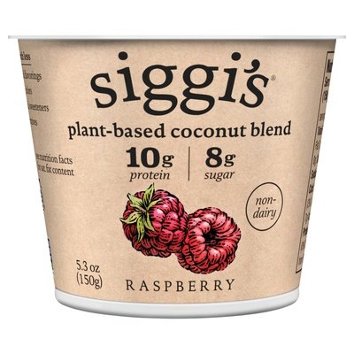 Siggis Coconut Blend Plant-Based Raspberry 12/5.3 OZ [UNFI #2941425] [ebt]