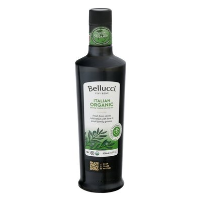 Bellucci Premium Olive Oil Organic Italian 6/500 ML [UNFI #1527282] [ebt]