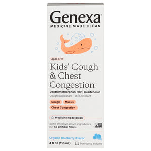 Genexa Cough & Chest Congestion Kids' 1/4 FZ [UNFI #3115797]