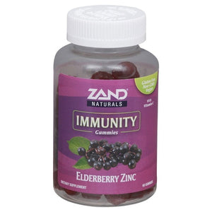 Zand Elderberry Zinc Immunity Naturals Gummies 60 CT [UNFI #2359982]