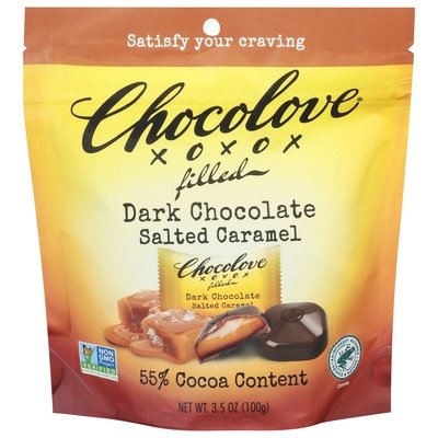 Chocolove Dark Chocolate Salted Caramel 55% Cocoa 8/3.5 OZ [UNFI #2415552] [ebt]