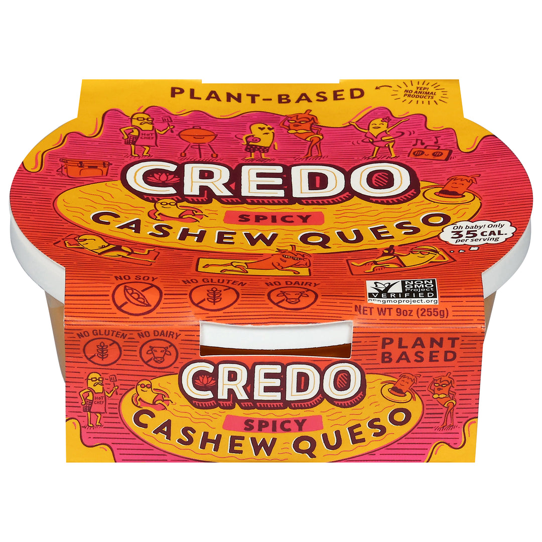 Credo Cashew Queso Spicy 12/9 OZ [UNFI #3170743] [ebt]