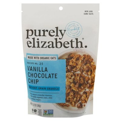 Purely Elizabeth Granola Ancient Grain Vanilla Chocolate Chip 6/12 OZ [UNFI #2699171] [ebt]