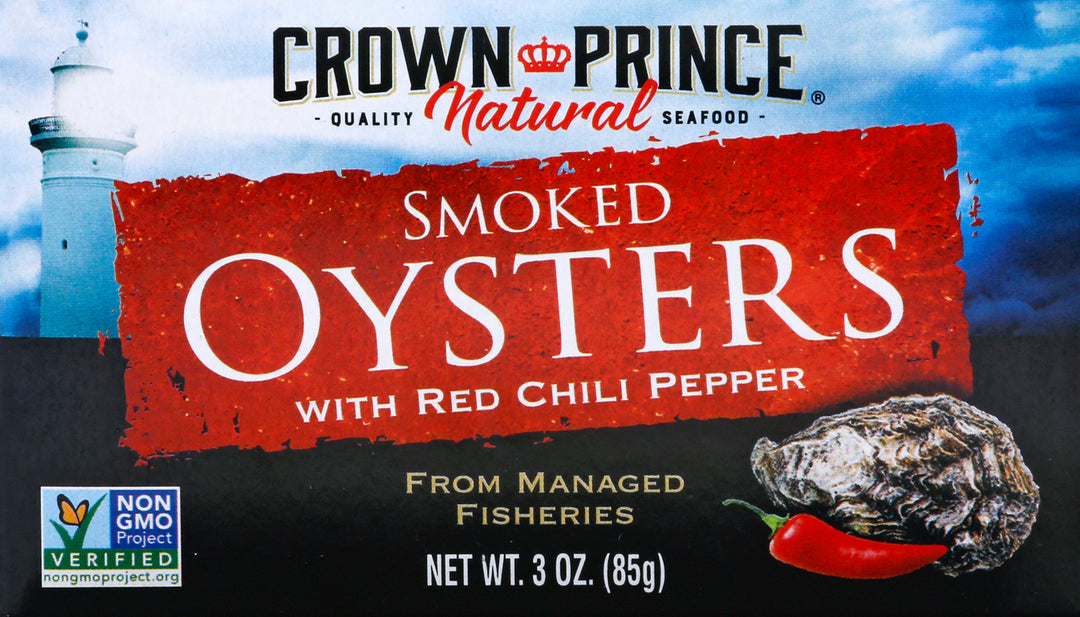 Crown Prince Smoked Oysters 18/3 OZ [UNFI #1096387] [ebt]