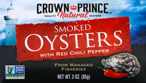 Crown Prince Smoked Oysters 18/3 OZ [UNFI #1096387] [ebt]