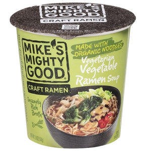 Mikes Mighty Good Ramen Soup Vegetarian Vegetable 6/1.9 OZ [UNFI #2257749] [ebt]