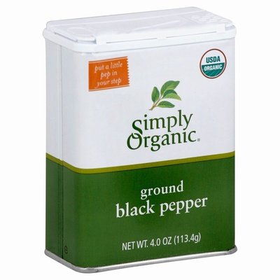 Simply Organic Black Pepper Ground 6/4 OZ [UNFI #1141878] [ebt]