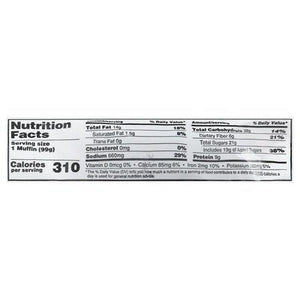 Flax4Life Muffins Blueberry Flax 12/3.5 OZ [UNFI #1860253] [ebt]