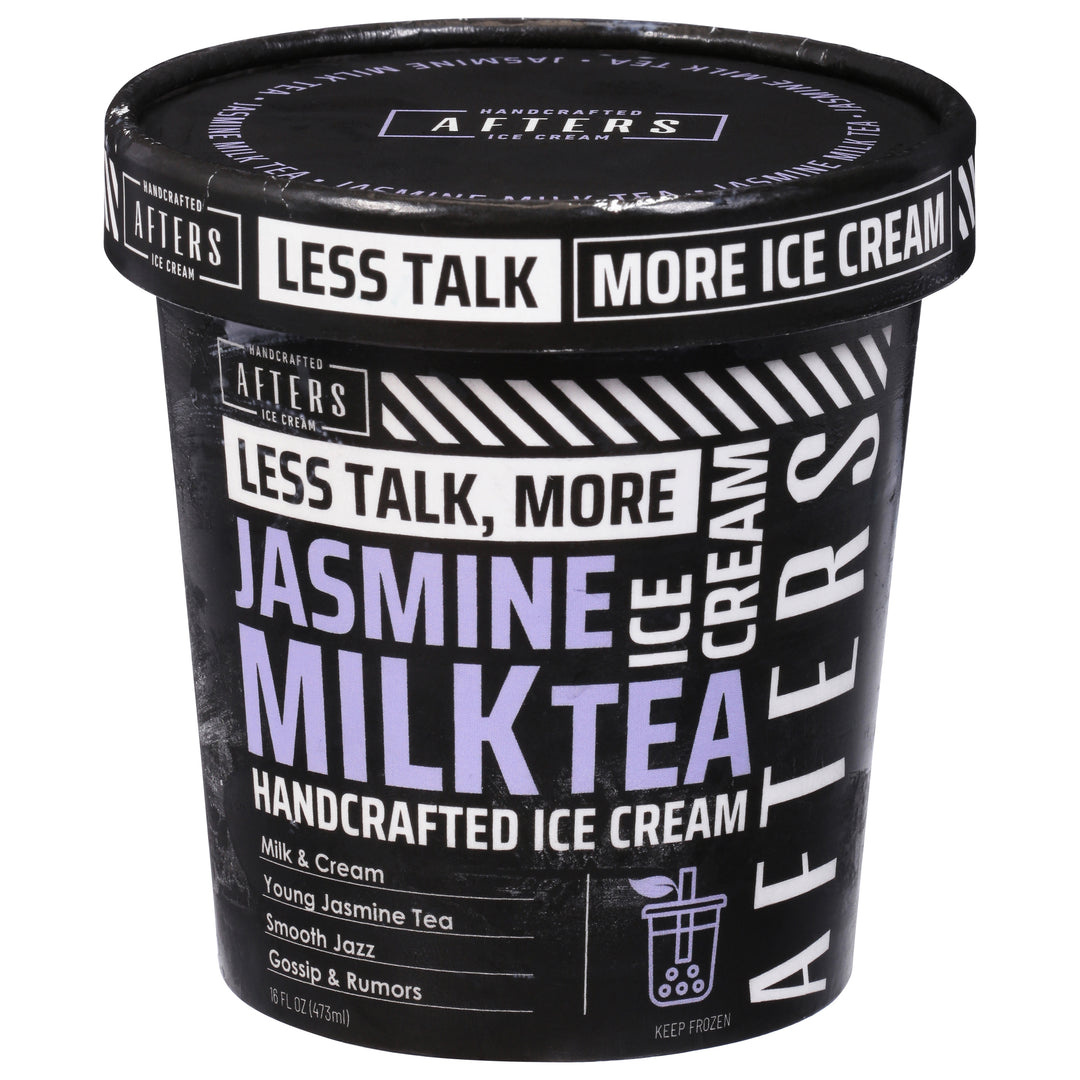Afters Ice Cream Ice Cream Jasmine Milk Tea Handcrafted 8/16 FZ [UNFI #3091006] [ebt]