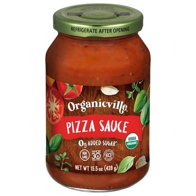 Organicville Pizza Sauce 6/15.5 OZ [UNFI #2672855] [ebt]