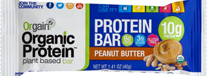 Orgain Protein Bar Organic Peanut Butter 12/1.40 OZ [UNFI #1941137] [ebt]
