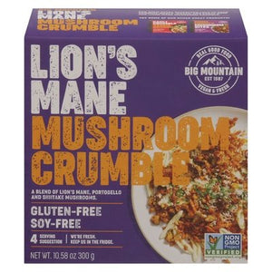 Big Mountain Foods Mushroom Crumble Lions Mane 8/10.58 Z [UNFI #2867497] [ebt]