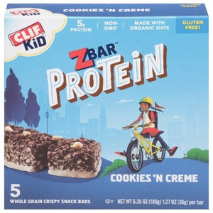 Clif Kid Zbar Snack Bars Cookies N Creme 6/5/1.27Z [UNFI #2564169] [ebt]