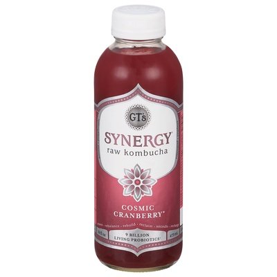 Gts Kombucha Raw Cosmic Cranberry 12/16 OZ [UNFI #2273464] [ebt]