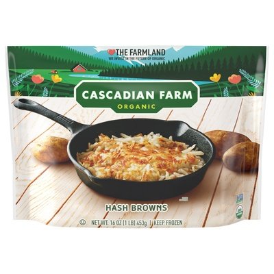 Cascadian Farm Hash Browns Organic 12/16 OZ [UNFI #536581] [ebt]