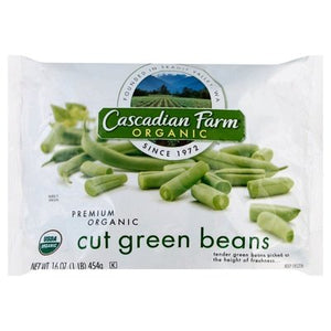Cascadian Farm Green Beans Cut Premium 12/16 OZ [UNFI #242677] [ebt]