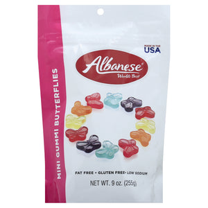 Albanese Gummi Butterflies Mini 6/9 OZ [UNFI #2886463] [ebt]