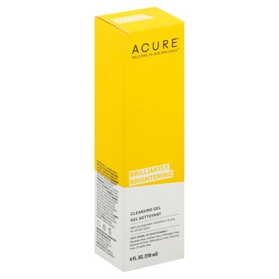 Acure Cleansing Gel Brilliantly Brightening 1/4 OZ [UNFI #1848563] T