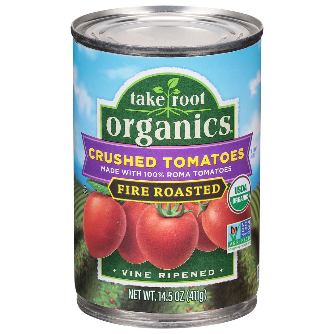 Take Root Organics Tomatoes Fire Roasted Crushed 12/14.5 OZ [UNFI #3017431] [ebt]