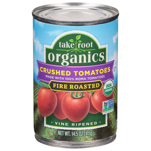Take Root Organics Tomatoes Fire Roasted Crushed 12/14.5 OZ [UNFI #3017431] [ebt]