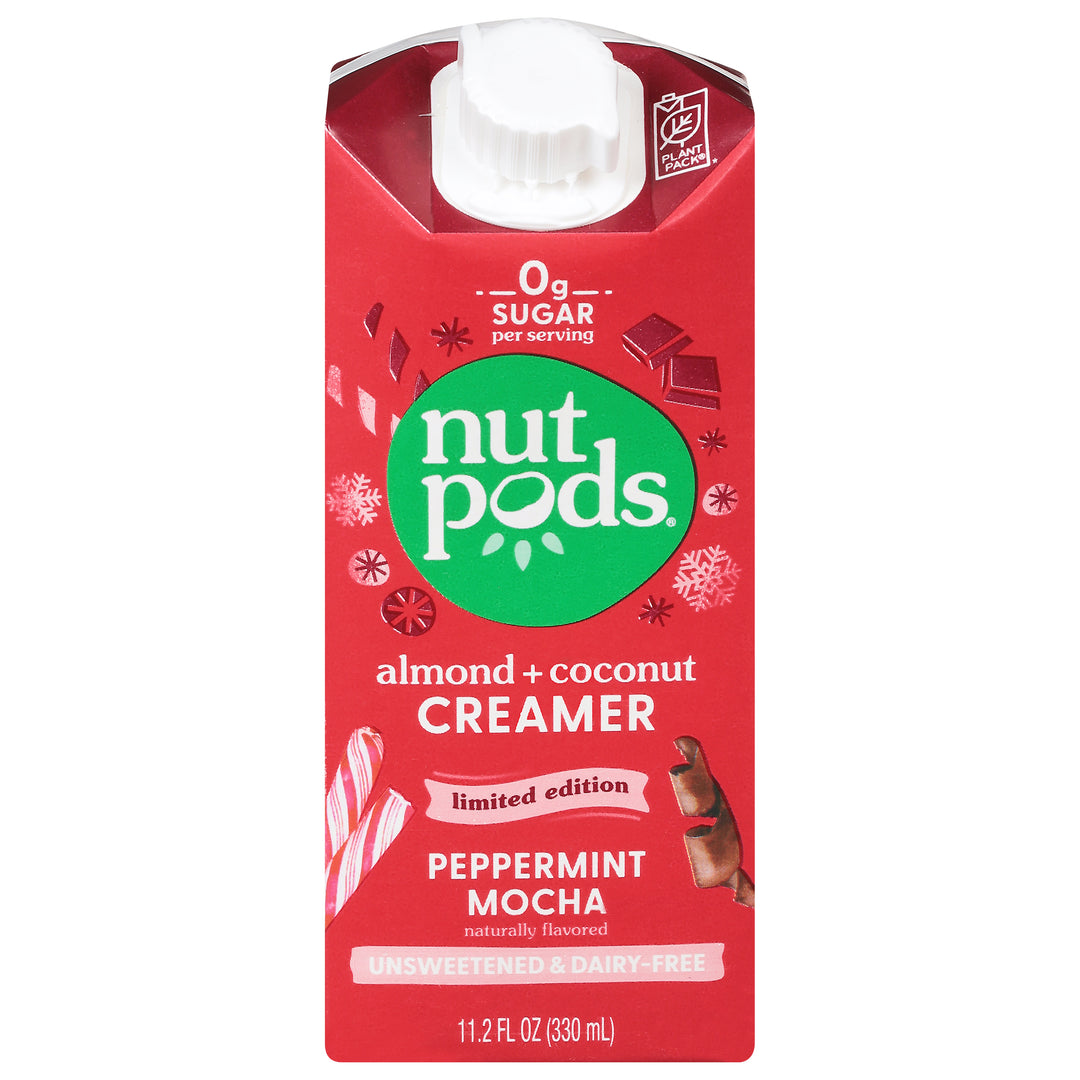 Nutpods Creamer Almond + Coconut Peppermint Mocha Unsweetened 12/11.2 FZ [UNFI #2608842] [ebt]