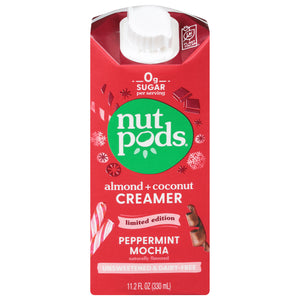 Nutpods Creamer Almond + Coconut Peppermint Mocha Unsweetened 12/11.2 FZ [UNFI #2608842] [ebt]