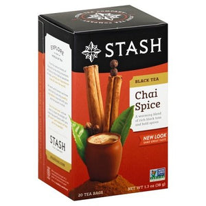 Stash Tea Black Tea Chai Spice Bags 6/20 Bag [UNFI #0504837] [ebt]