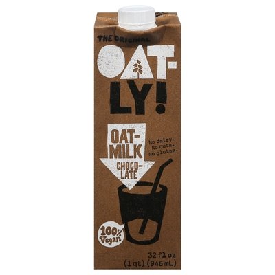 Oatly Oatmilk, Chocolate 12/32 Oz [UNFI #38752]