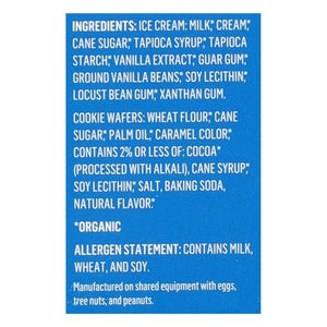 Aldens Organic Ice Cream Sandwich Vanilla Bean Round Sammies 12/14 OZ [UNFI #1834829] [ebt]