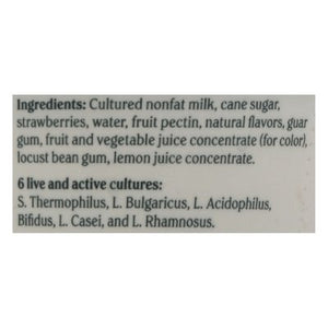 Chobani Yogurt Greek Non-Fat Strawberry On The Bottom 12/5.3 OZ [UNFI #1512565] [ebt]