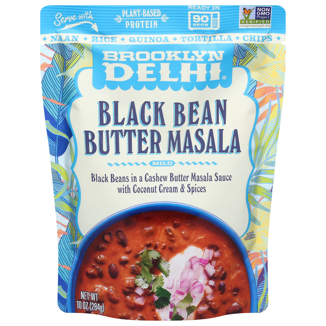 Brooklyn Delhi Black Bean Butter Masala Mild 6/10 OZ [UNFI #3074572] [ebt]