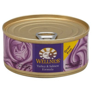 Wellness Cat Food Turkey & Salmon Formula 24/5.5 OZ [UNFI #0552059] T
