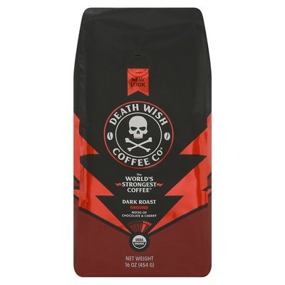 Death Wish Coffee Coffee Ground Dark Roast 6/16 OZ [UNFI #2473551] [ebt]