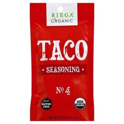Riega Foods Taco Seasoning Organic No. 4 8/.9 OZ [UNFI #1564475] [ebt]
