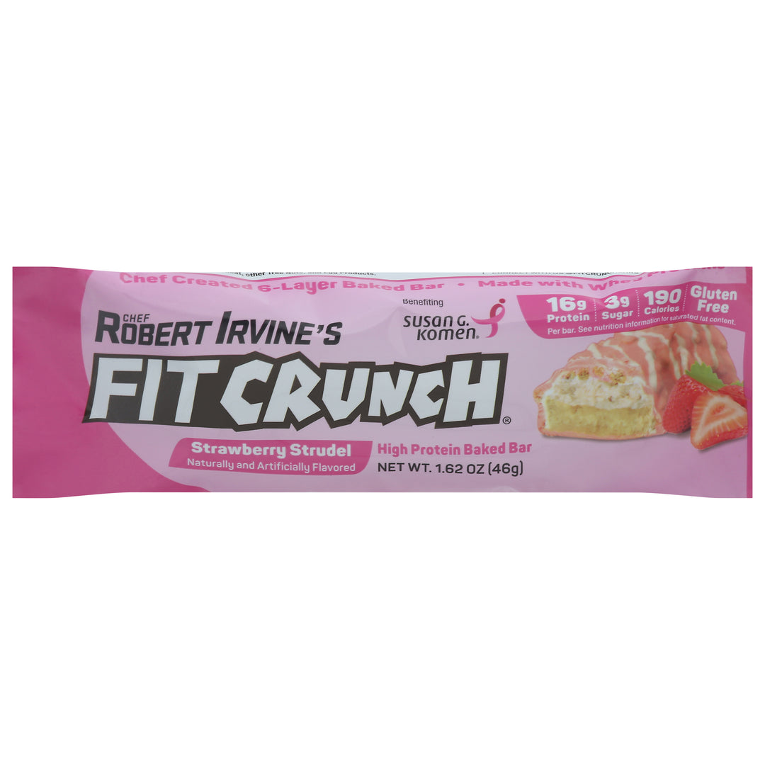 Bakery Barn Baked Bar High Protein Strawberry Strudel 9/1.62 OZ [UNFI #3038072] [ebt]