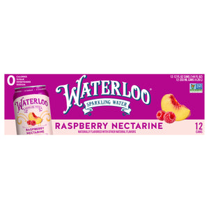Waterloo Sparkling Water Raspberry Nectarine 2/12/12 FZ [UNFI #3036142] [ebt] D