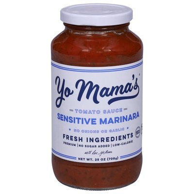 Yo Mamas Tomato Sauce Sensitive Marinara 6/25 OZ [UNFI #3031069] [ebt]