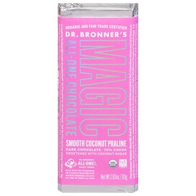 Dr Bronners Dark Chocolate Smooth Coconut Praline 12/2.93OZ [UNFI #2724094] [ebt]
