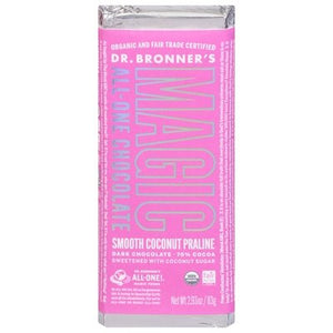 Dr Bronners Dark Chocolate Smooth Coconut Praline 12/2.93OZ [UNFI #2724094] [ebt]