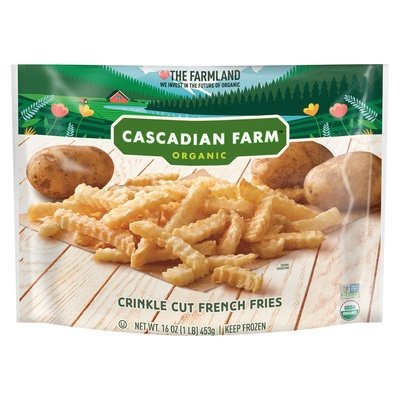 Cascadian Farm French Fries Crinkle Cut 12/16 OZ [UNFI #282848] [ebt]