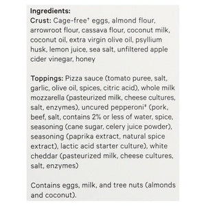Cappellos Pizza Grain Free Uncured Pepperoni 6/12 OZ [UNFI #2398832] [ebt]