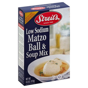Streits Matzo Ball & Soup Mix Low Sodium 12/4.5 OZ [UNFI #209361] [ebt]
