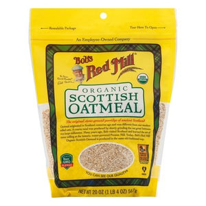 Bobs Red Mill Oatmeal Organic Scottish 4/20 OZ [UNFI #2276194] [ebt]