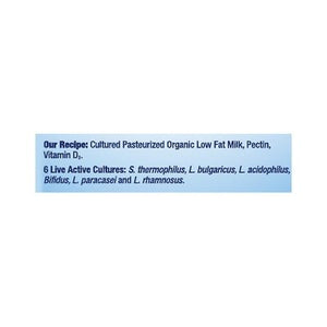Stonyfield Organic Yogurt Lowfat Organic Plain 6/32 OZ [UNFI #0456368] [ebt]