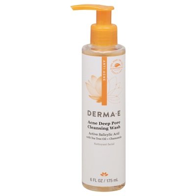 Derma E Cleansing Wash Acne Deep Pore 6 OZ [UNFI #0253419] T