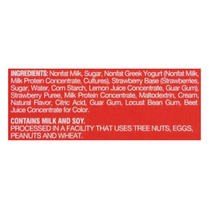 Yasso Yogurt Bars Greek Strawberries & Cream 4 Pack 8/4/3.5 OZ [UNFI #3053063] [ebt]