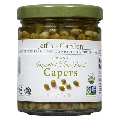 Jeffs Garden Capers Organic Imported Non-Pareil 6/6 OZ [UNFI #2098150] [ebt]